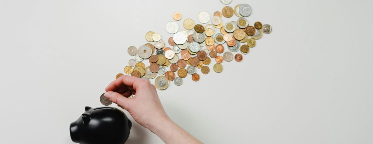 savings for retirement in a piggy bank